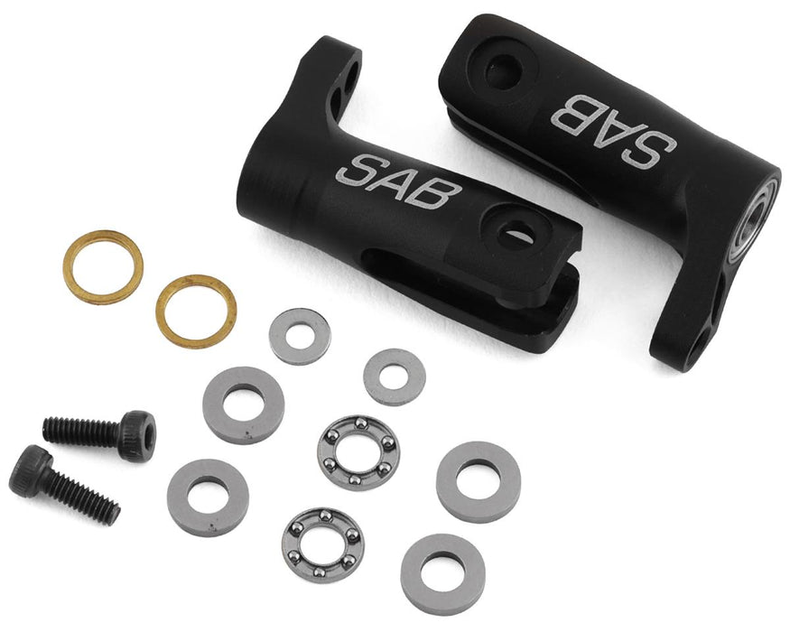 SAB Goblin Aluminum Tail Blade Grips (Raw 420)