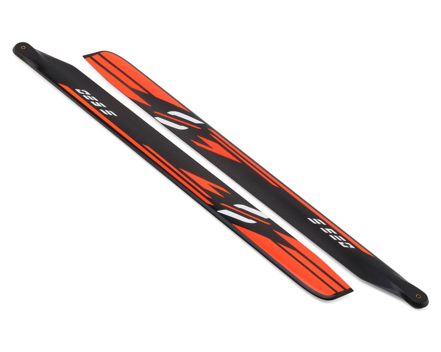 SAB Goblin 520mm "S Line" Carbon Fiber Main Blades (Orange) (2)