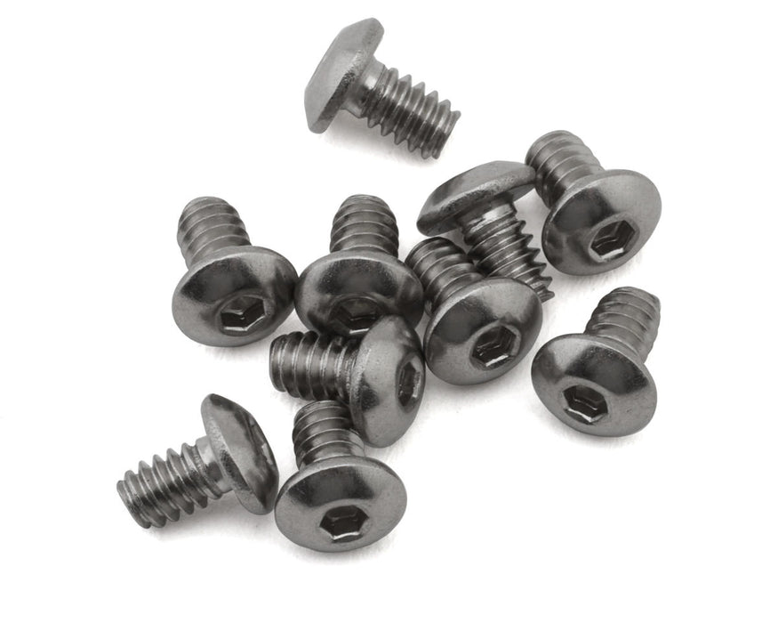 Samix Stainless Steel Button Head Hex Screws (10) (4-40) (3/16")