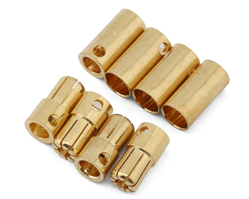 Samix 6.5mm High Current Bullet Plug Connector Set (4 Male/4 Female)