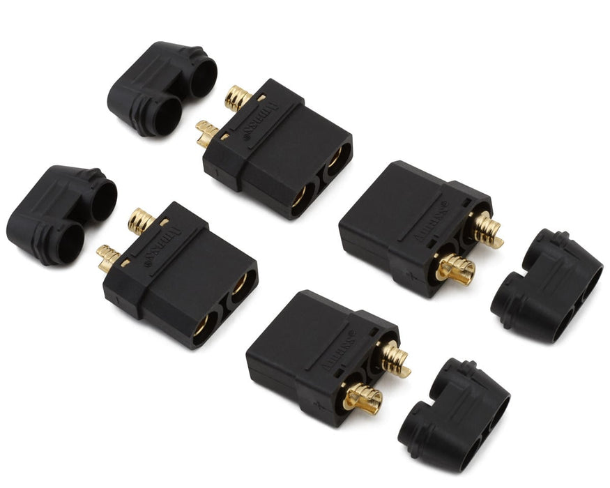 Samix XT90 Connectors (Black) (4 Female)