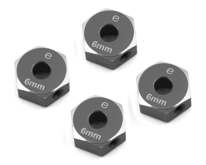 Samix Element Enduro Aluminum Hex Adapter (Grey) (4) (6mm)