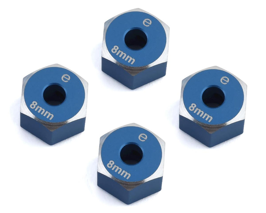 Samix Element Enduro Aluminum Hex Adapter (Blue) (4) (8mm)