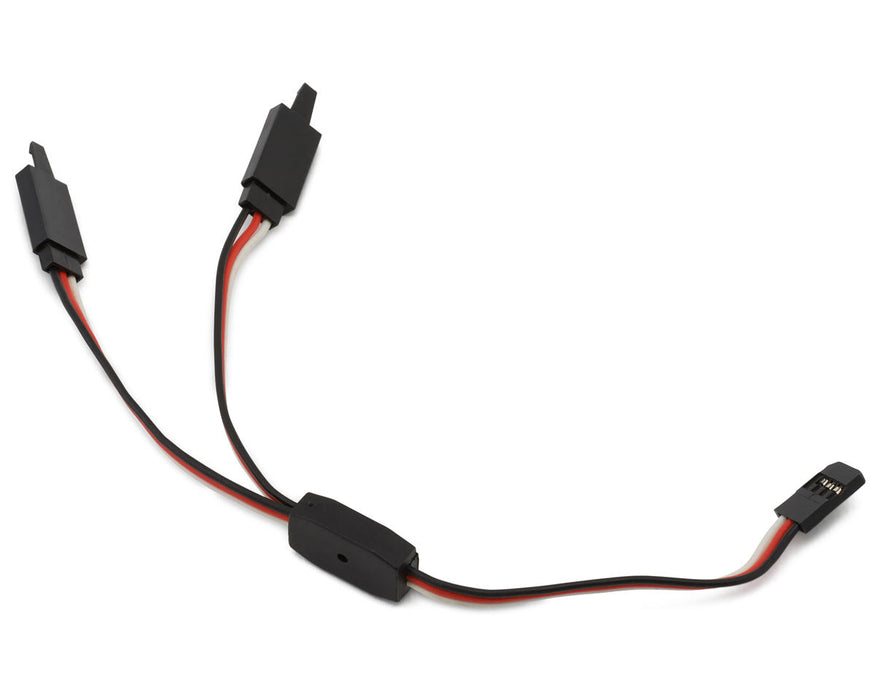 Samix Futaba Y-Harness Connector Leads w/Buckle (1 Male to 2 Female) (150mm)