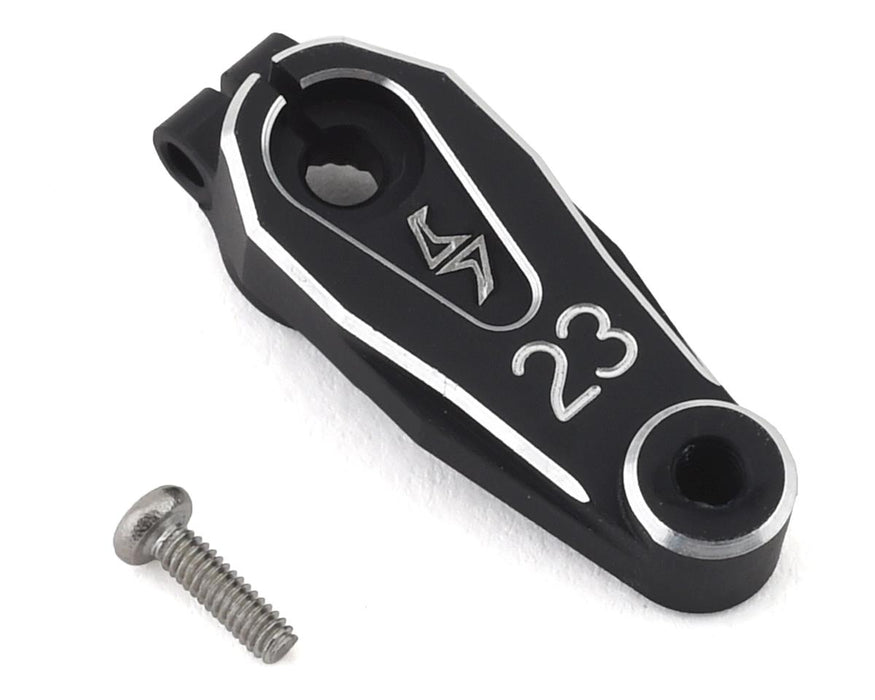 Samix SCX10 III Aluminum Clamp Lock Servo Horn (23T) (Black)