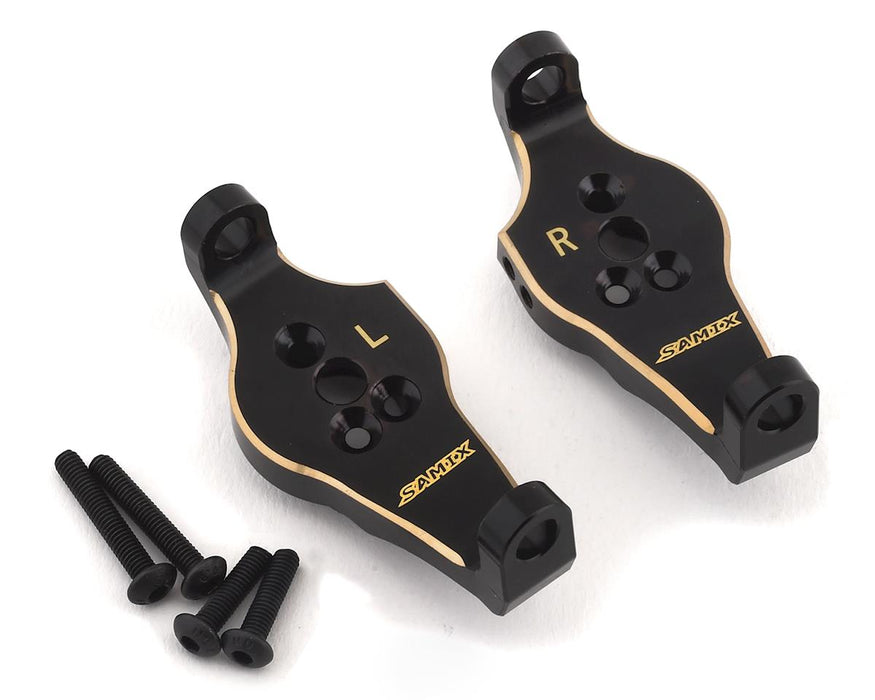 Samix V2 Brass C-Hubs for Traxxas TRX-4 (Black) (2) (41g)