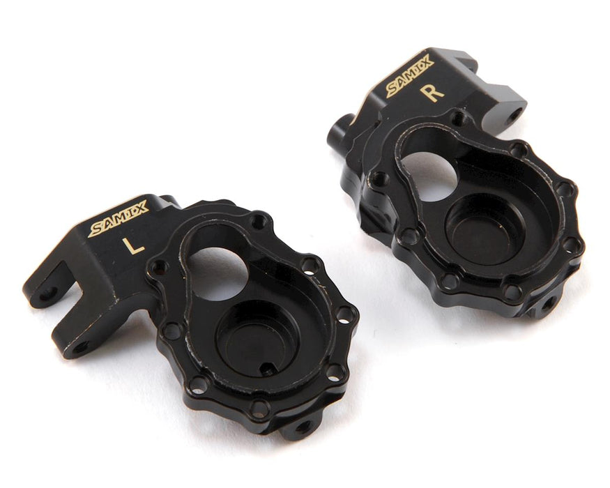 Samix Brass Steering Knuckles for Traxxas TRX-4 (Black) (2) (51g)