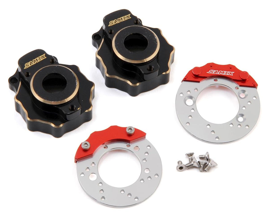 Samix Brass Portal Covers for Traxxas TRX-4