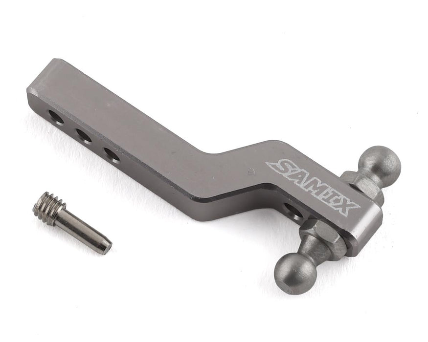 Samix Aluminum Drop Hitch Receiver for Traxxas TRX-4 (Grey)