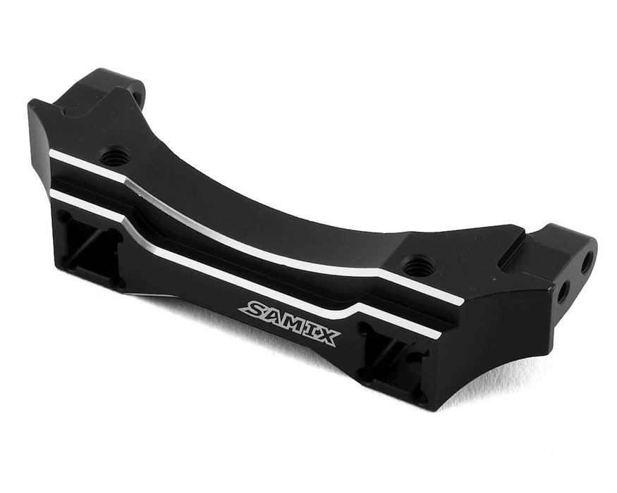 Samix Aluminum Front Bumper Mount Set for Traxxas TRX-4 (Black)