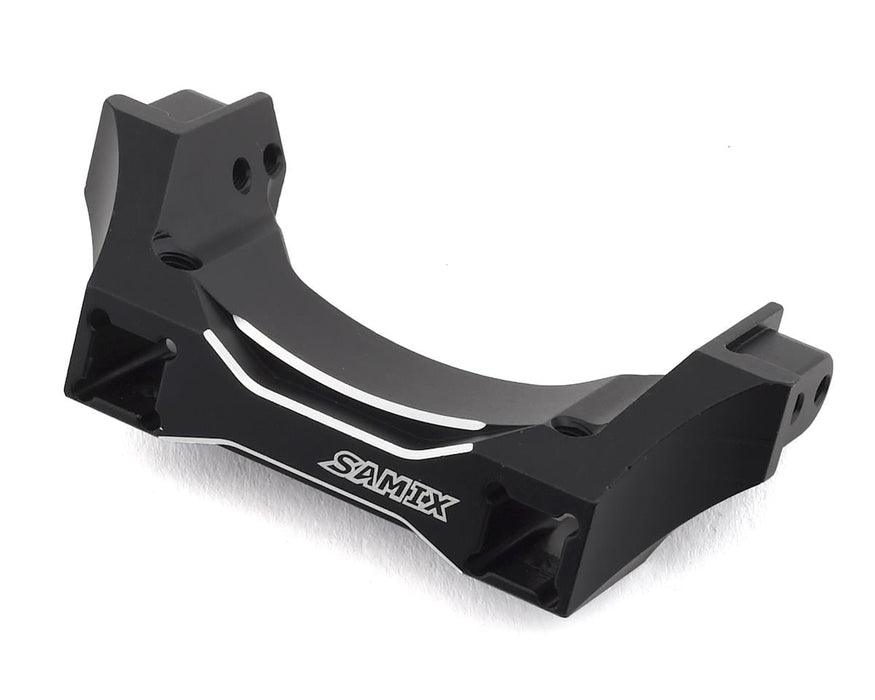 Samix Aluminum Rear Bumper Mount Set for Traxxas TRX-4 (Black)