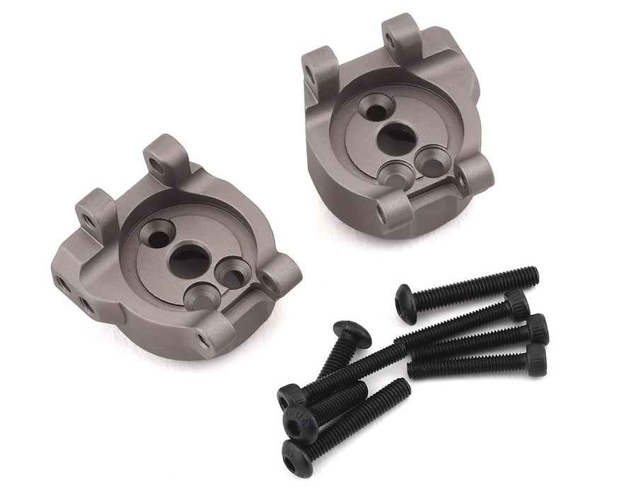 Samix Aluminum Rear Hub Carriers for Traxxas TRX-4 (Grey)