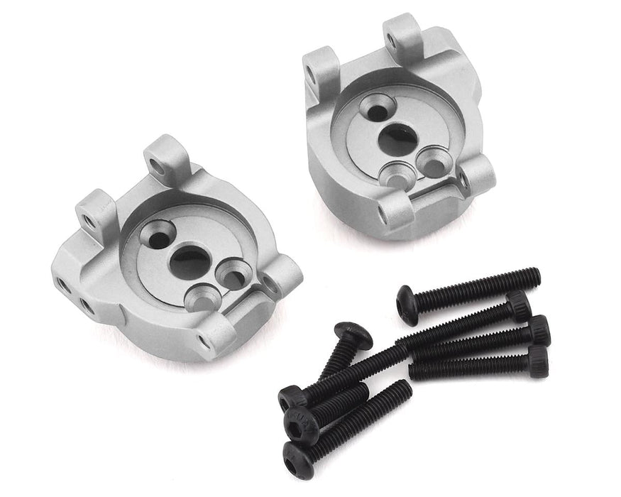 Samix Aluminum Rear Hub Carriers for Traxxas TRX-4 (Silver)