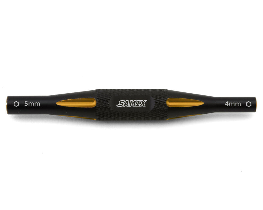 Samix Aluminum Wheel Nut Wrench (4mm/5mm) (Gold)