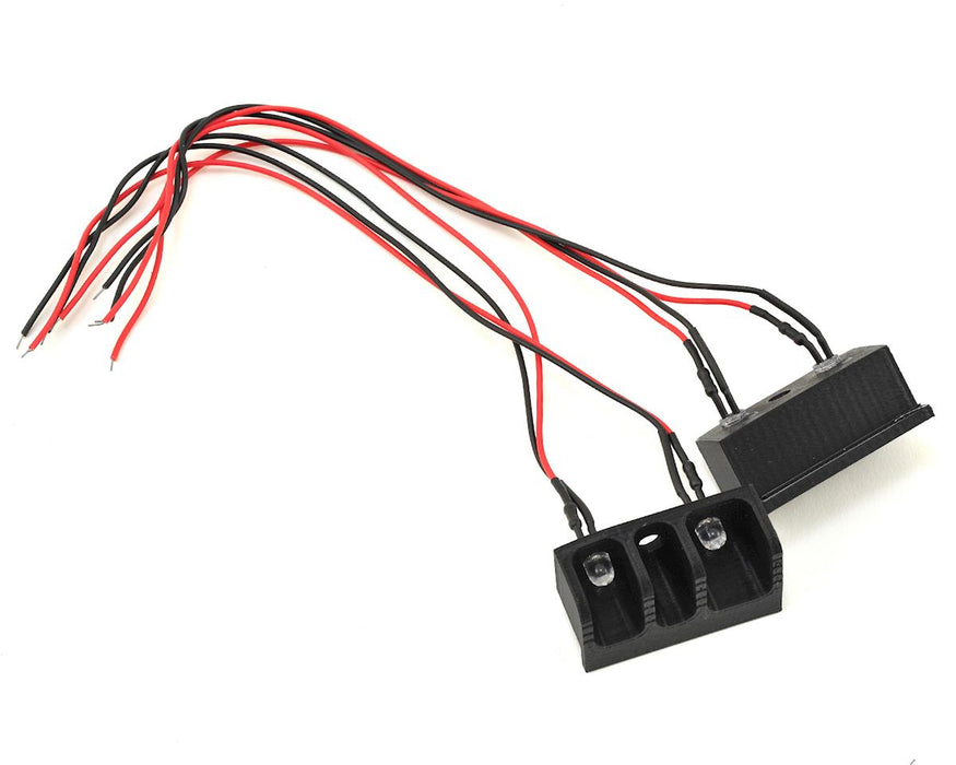 Scale By Chris SCX10 Glue In Tail Light Buckets w/LED Lights (AXID9047)