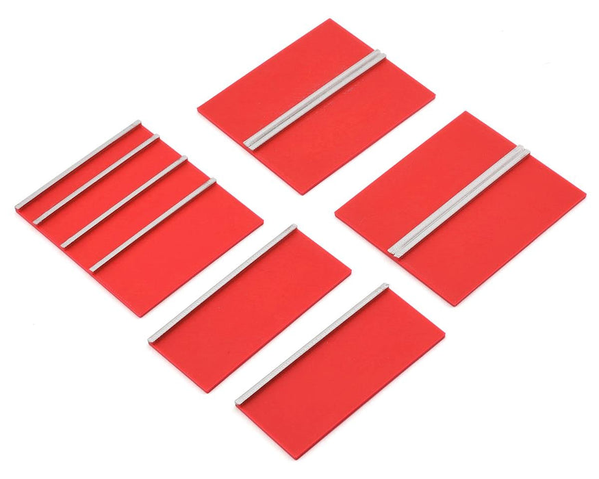 Scale By Chris Scale Shop Series Lower Cabinet Door Face Plates (Red) (5)