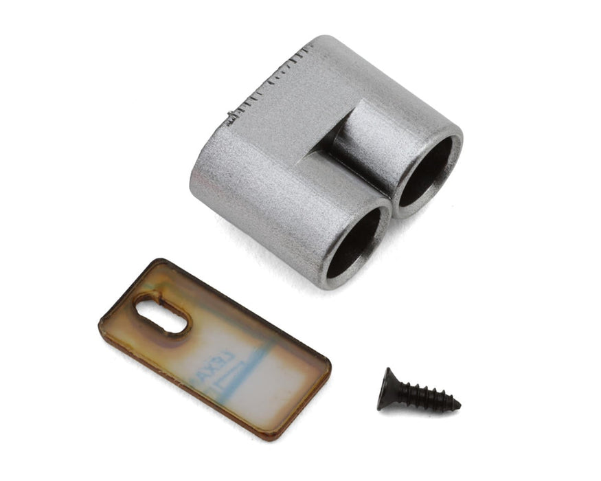 Sideways RC 1/10 Scale 9mm Back Fire Double Pipe Exhaust Tip (Style 3)