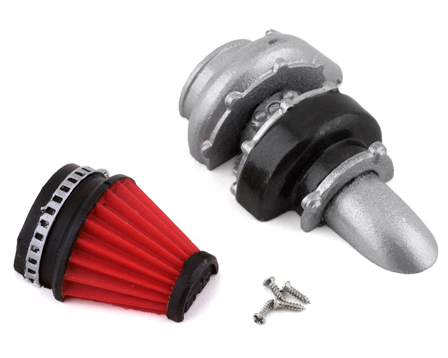 Sideways RC Scale Drift Half Turbo 2 w/Cone Filter (Red)