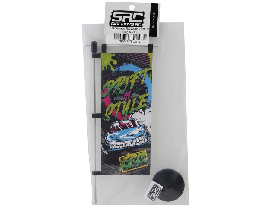 Sideways RC Scale Drift Pit Flag (Color)