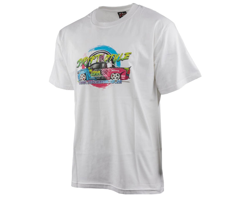 Sideways RC T-Shirt V2 (White) (XL)