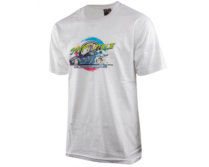 Sideways RC T-Shirts V4 (White) (L)