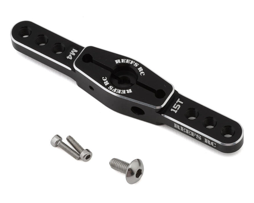 Reefs RC Double HD 5th Scale Servo Horn (15T) (4mm Holes)