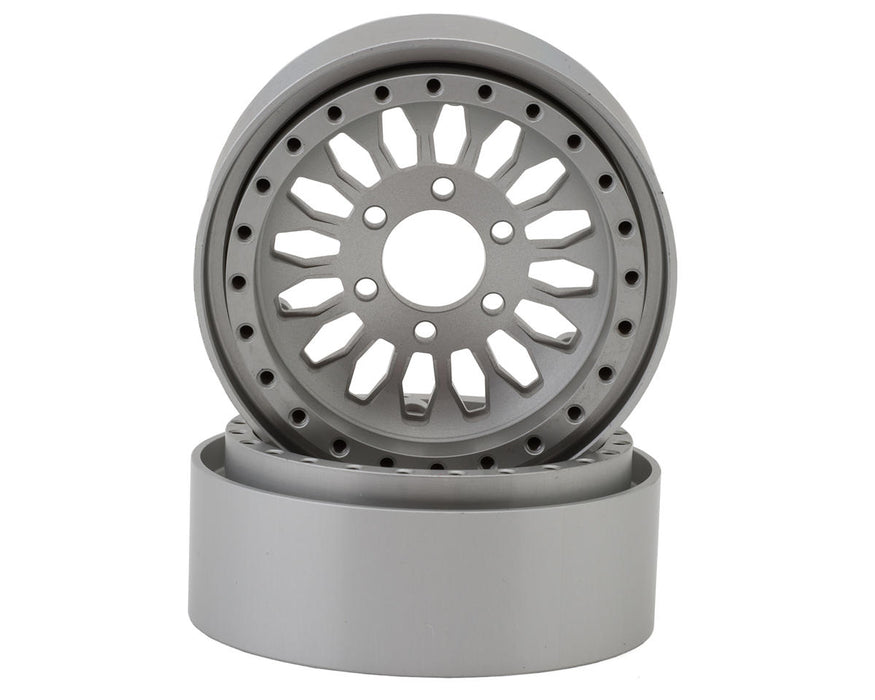 Reefs RC SHIELD DEEP DISH Aluminum 1.9 Beadlock Wheels w/Hubs (2)