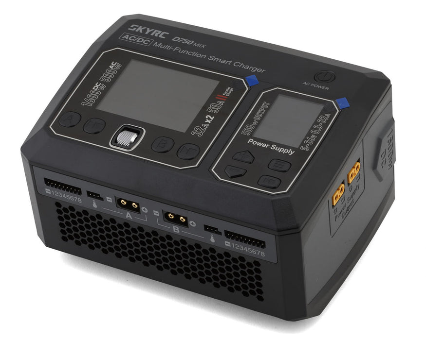 SkyRC D750 Mix Dual Lipo/LiHV Battery Charger & Built-in Power Supply