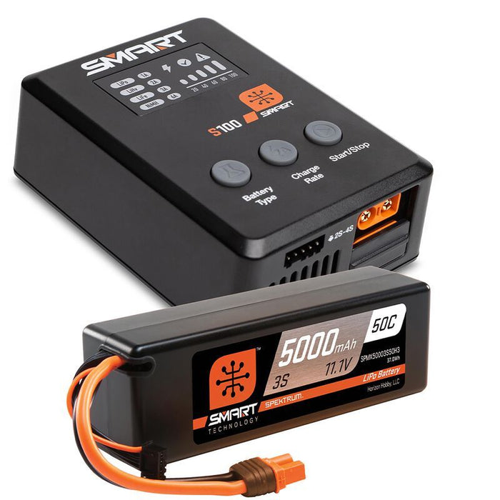 Spektrum Powerstage Surface Bundle: 5000mAh 3S IC3 & S100