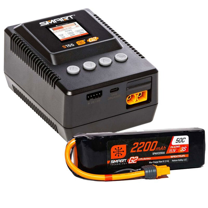 Spektrum Powerstage 3S Air Bundle: G2 2200mAh 3S IC3 & S155