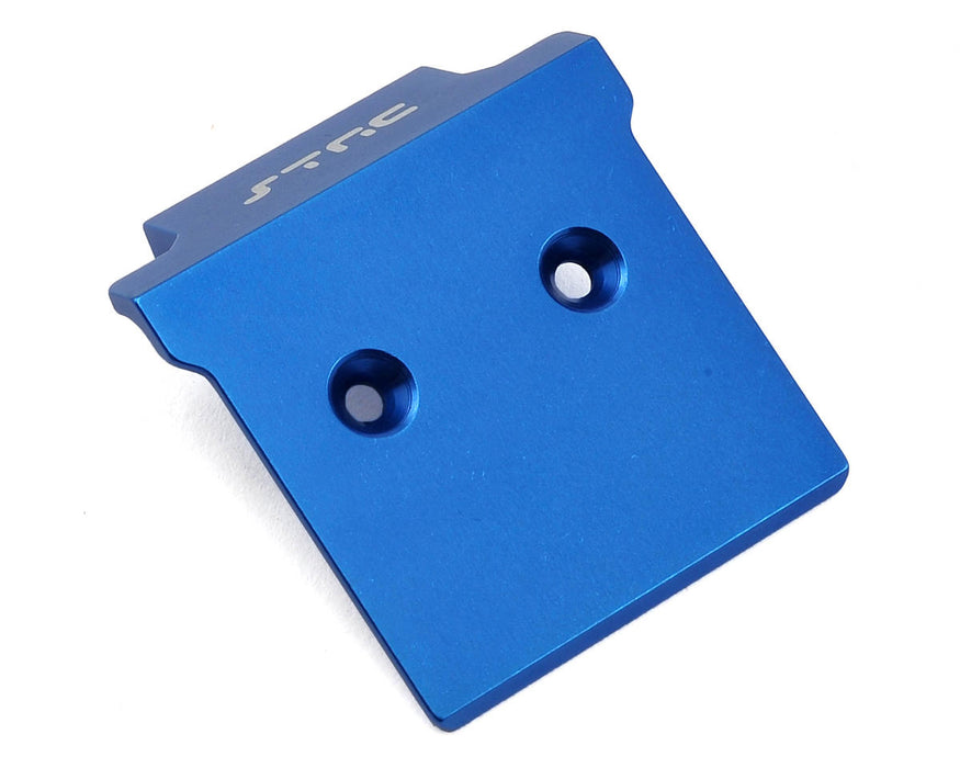 ST Racing Concepts Arrma Aluminum Front Skid Plate/Bumper Mount (Blue)