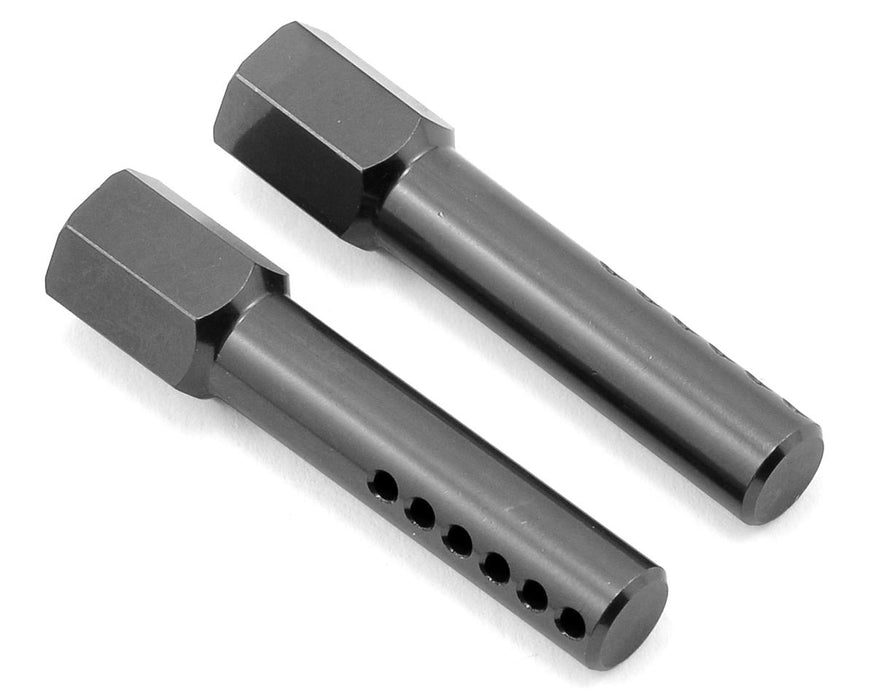 ST Racing Concepts Aluminum Front Body Posts for Traxxas Slash (Gun Metal) (2)