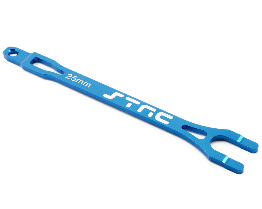 ST Racing Concepts Aluminum Battery Strap for Traxxas Slash (Blue)