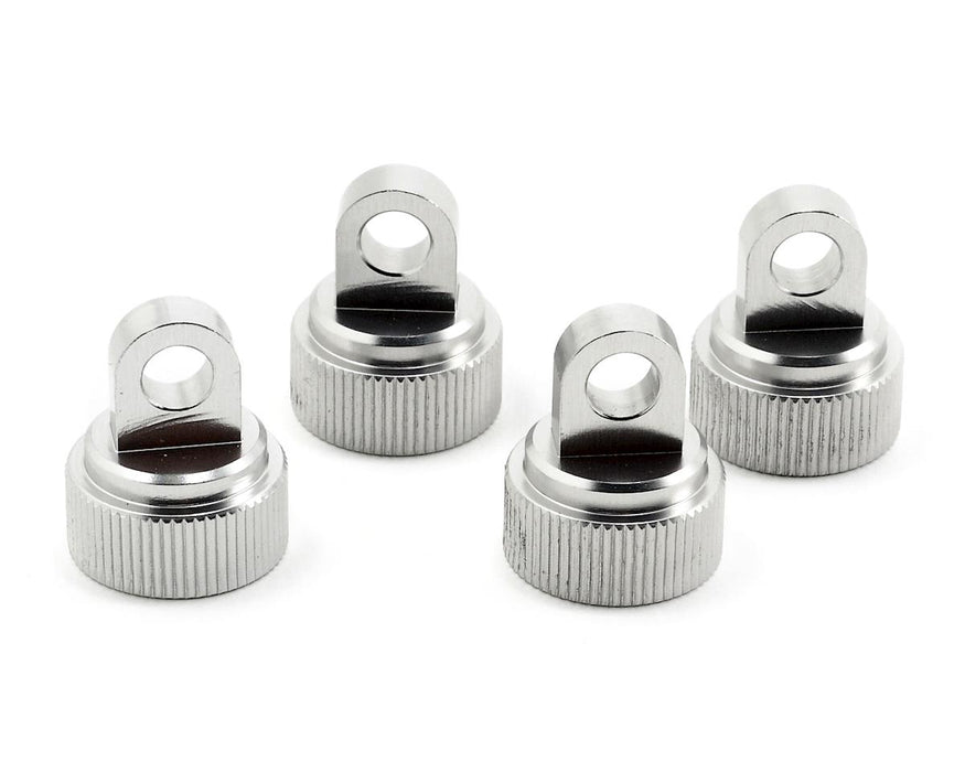 ST Racing Concepts Aluminum Shock Caps for Traxxas Slash/Stampede (Silver) (4)