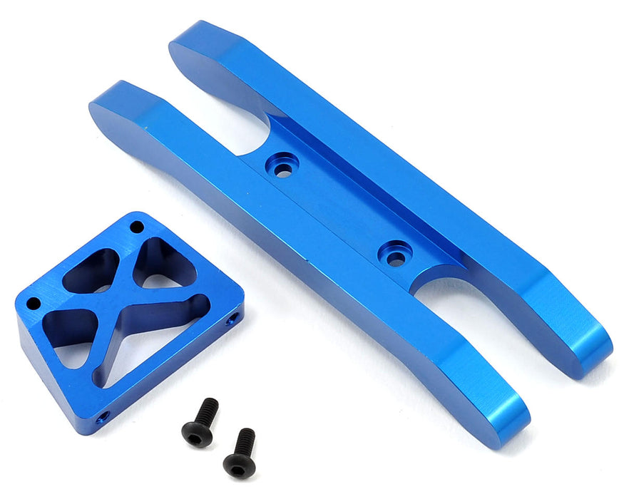 ST Racing Concepts Two Piece Front Bumper for Traxxas E-Revo (Blue)