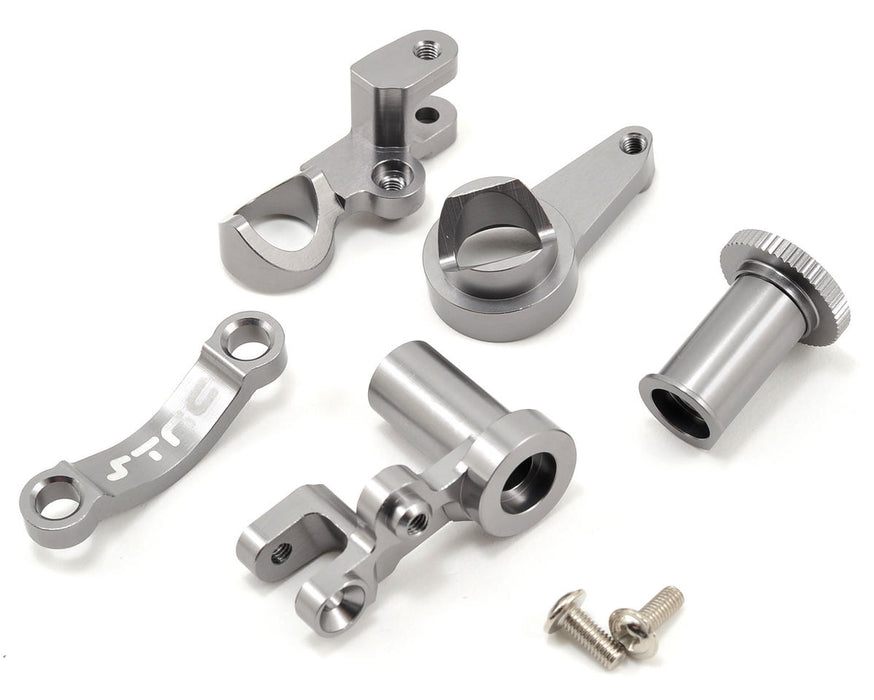 ST Racing Concepts HD Aluminum Steering Bellcrank Set for Traxxas Slash (Gun Metal)