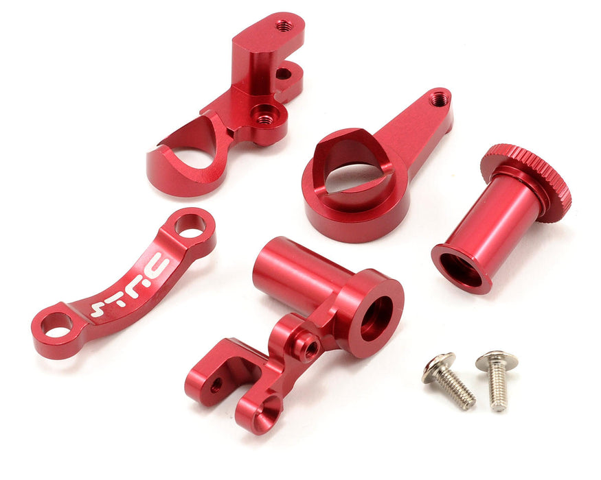 ST Racing Concepts HD Aluminum Steering Bellcrank Set for Traxxas Slash (Red)