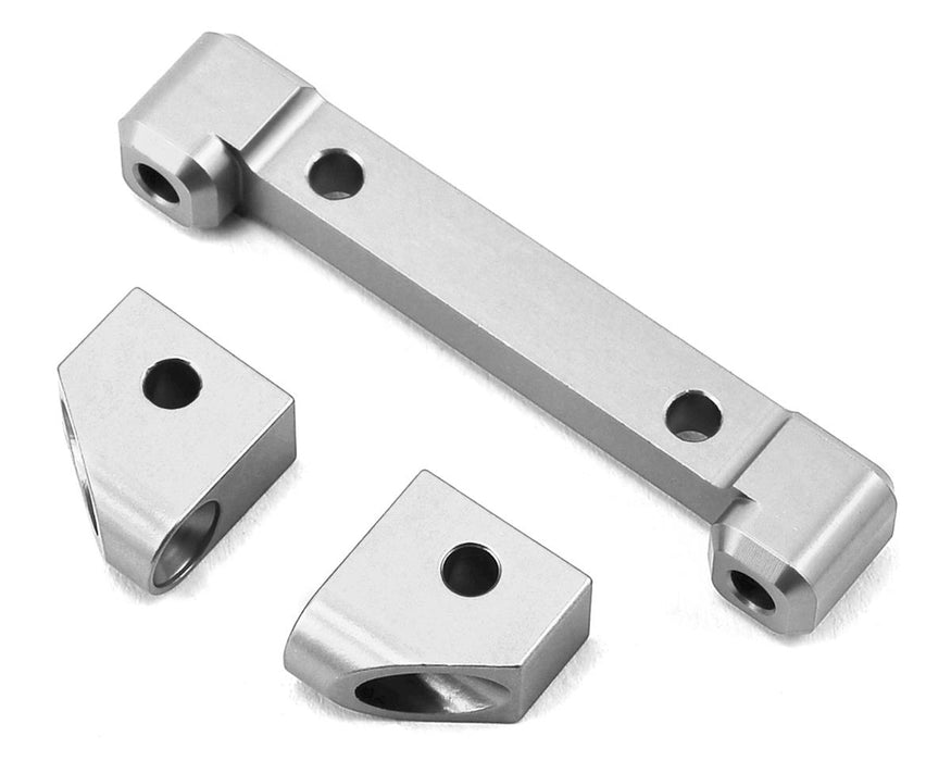 ST Racing Concepts Aluminum Front Hinge Pin Blocks for Traxxas 4Tec 2.0 (Silver)