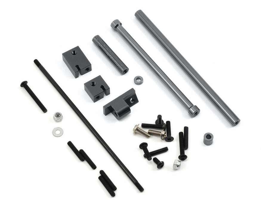 ST Racing Concepts SCX10 Aluminum Off-Axle Servo Mount/Panhard Kit (Gun Metal)