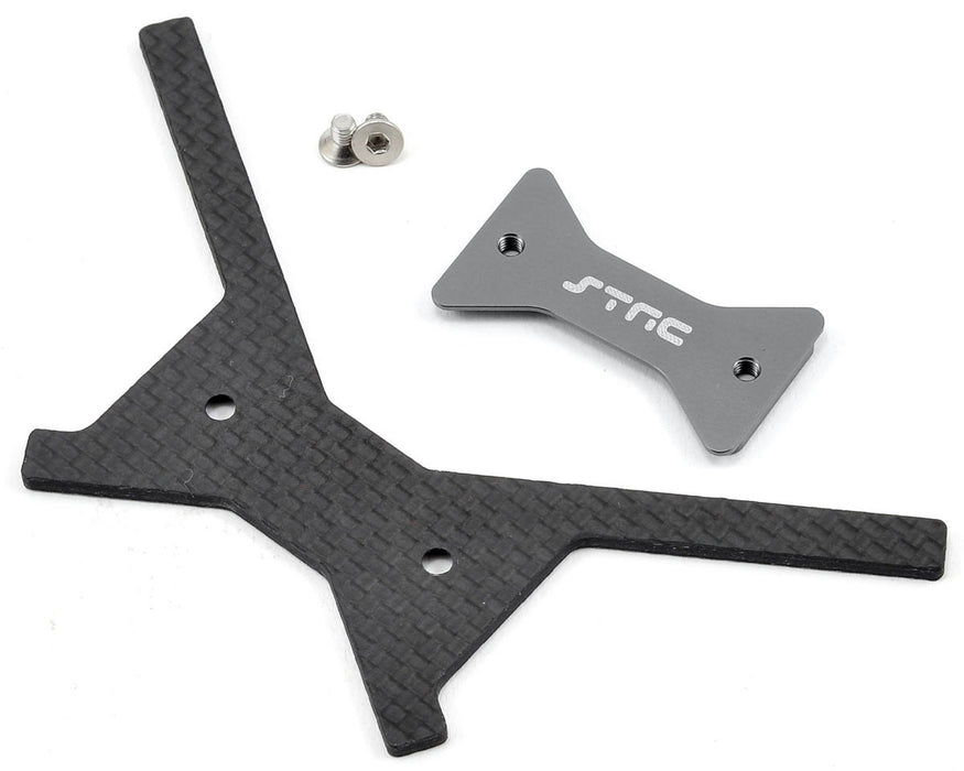 ST Racing Concepts Aluminum/Graphite Battery Plate (Gun Metal)