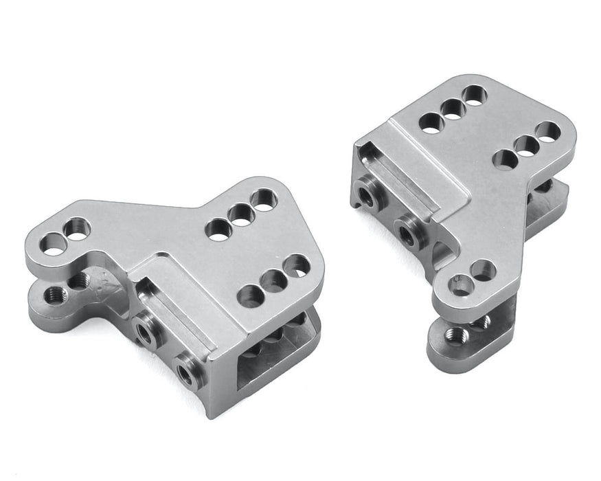 ST Racing Concepts RR10/Wraith Aluminum Lower Shock Mount (2) (Silver)