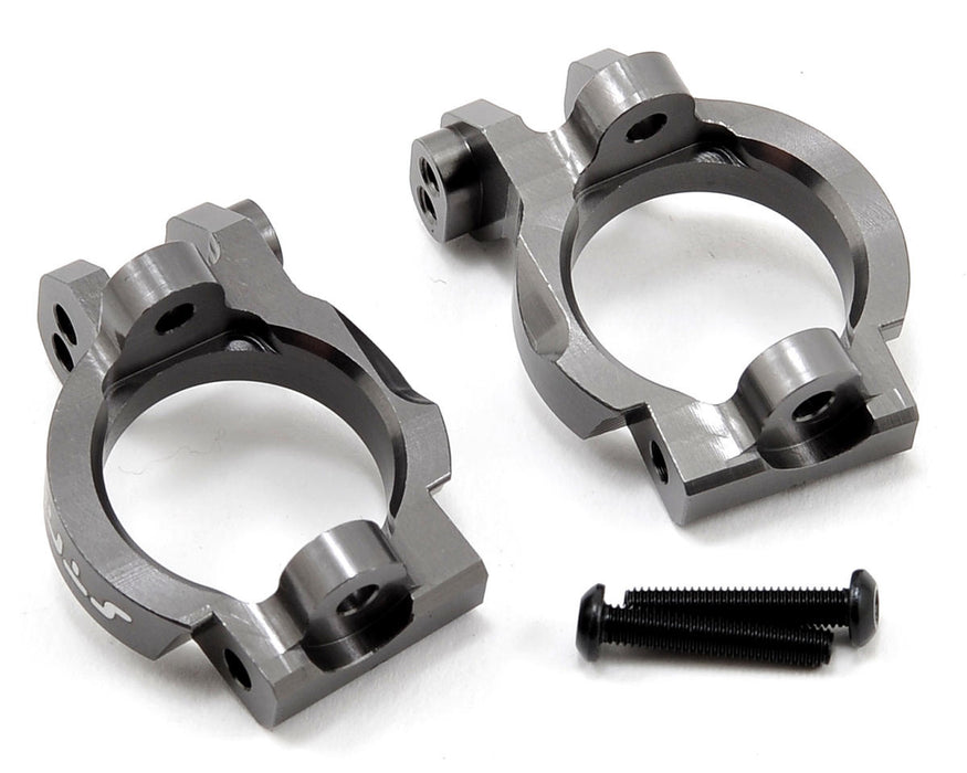 ST Racing Concepts Front Caster Block Set (Gun Metal) (2)