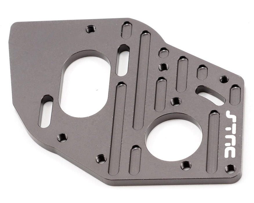 ST Racing Concepts SC10 4X4 Aluminum Heatsink Motor Plate (Gun Metal)