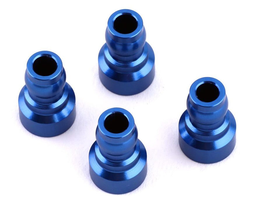 ST Racing Concepts DR10 Aluminum Upper Shock Mount Bushing (4) (Blue)