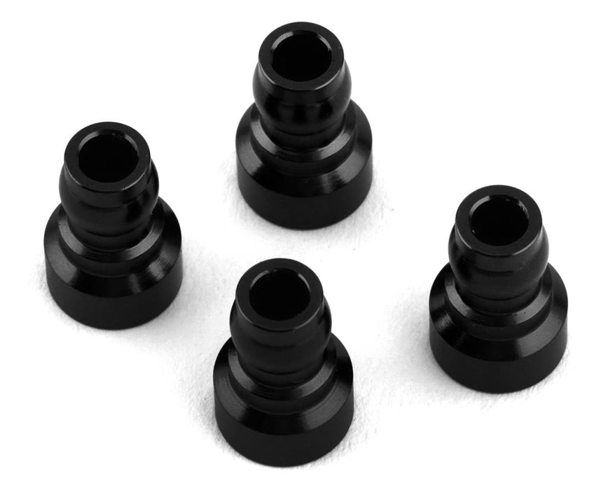ST Racing Concepts DR10 Aluminum Upper Shock Mount Bushing (4) (Black)