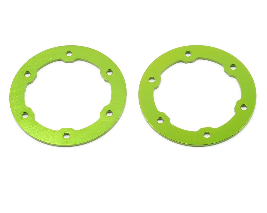 ST Racing Concepts Aluminum Beadlock Rings (Green) (2)