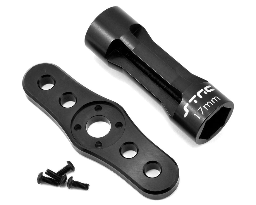 ST Racing Concepts Aluminum 17mm Hex Lightweight Long Shank Wrench (Black)