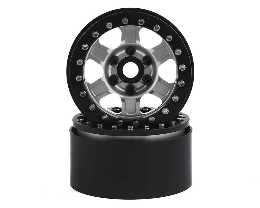 SSD RC 1.9"" Challenger Beadlock Wheels (Silver) (2)