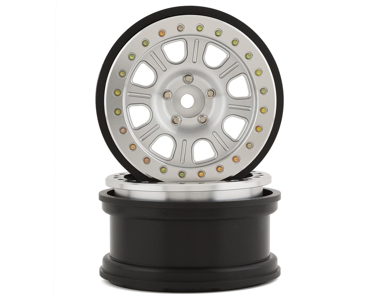 SSD RC 2.9” Bouncer Beadlock Wheels (Silver) (2) — PRO-RC