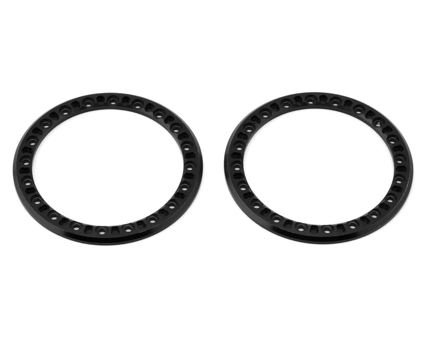 SSD RC 2.2” Aluminum Beadlock Rings (Black) (2)